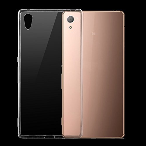 SmartLike Plain Silicone Back Cover for Sony Xperia Z3 Plus (Transparent)