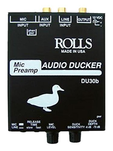 rolls Mic Preamp Audio Ducker (DU30B) (Best Cheap Microphone Preamp)