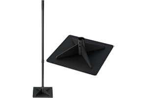 Ansionsol Thickened Garden Steel Tamper with 47 inch Adjustable Handle & Rubber Grip, 10"x10" Heavy Duty Soil Tamper Tool for Ground & Gravel Leveling, Steel Dirt Compactor for Yard, Sand, Driveway