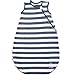 Ecolino Organic Cotton Baby Sleep Sack - 2-Way Zipper Baby Wearable Blanket - Toddler Sleeping Bag Sack - 18-36 Months - Deep Blue