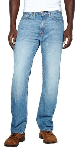 Levi's Men's 505 Regular Fit Jeans Range Blue 38x29