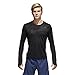 adidas Men's Running Response Long Sleeve Tee, Black, Large