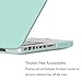 GMYLE MacBook Pro 13 Inch Case (Model: A1278) [2009-2014 Release] Bundle, Plastic Hard Shell, Privacy Webcam Cover Slide, Anti Dust Plugs, Screen Protector and Keyboard Skin Set - Teal