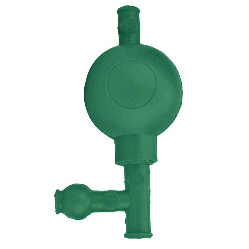 Rubber Pipette Filler 3 Valves Lab Rubber Suction Bulb Safety Quantitative Pipette Filler for Agricultural Chemical Laboratories(Green) - Image 5