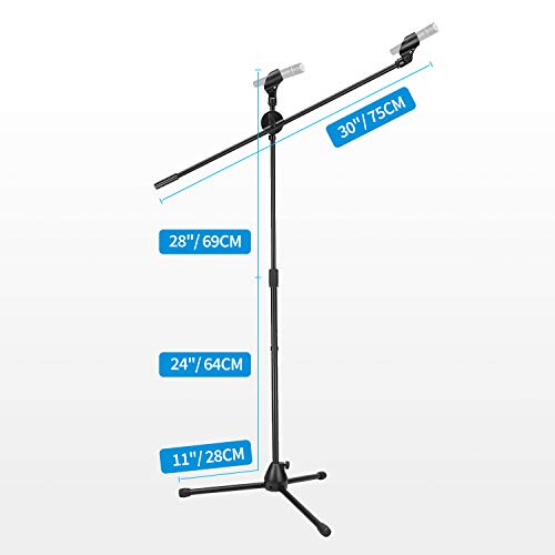 Moukey Microphone Mic Stand Tripod Boom Microphone Stand With 2 Non Slip Mic Clip Holders And 2 Foam Covers Collapsible And Adjustable Mic Stand Suitable For Shure Sm7b And Sm58 Black Mms 3 Pricepulse Moukey Microphone Mic Stand Tripod Boom Microphone Stand With 2 Non Slip Mic Clip Holders And 2 Foam Covers Collapsible And Adjustable Mic Stand Suitable For Shure Sm7b And Sm58 Black Mms 3 Pricepulse