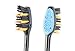 Colgate Zig Zag Black Toothbrush - 4 Toothbrushes - (1 pack of 4 Brushes) For Deep Cleaning In between Teeth