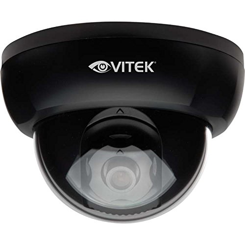 Vitek CCTV VTD-A4F/IB Alpha Series 620tvl Indoor fixed 3.6mm Dome with WDR, OSD and Night Watch DSS Technology - Black -12VDC only