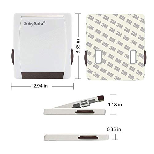 Sliding Glass Door Child Lock, 4 Pack Baby Proof Security Locks for