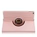 ELEOPTION Auto Sleep/Wake Function PU Leather 360 Degree Rotating Smart Carrying Case Cover for 9.7 inch iPad Air/iPad 5 (Rose Gold)