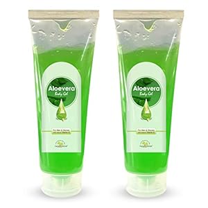 Herb Essential Aloevera Gel for face and Skin, 120 g (Pack of 2)