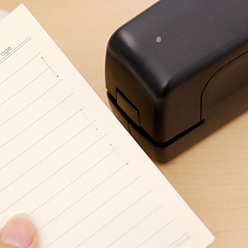ZZ Lighting Creative Electric Stapler Double Power Supply Automatic Binding Machine 20 Sheet Capacity Battery Operated Stapler Desktop No-Jam Electric Stapler - Thumbnail 3