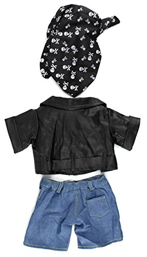 image for Dear Baby Gear Animal and Outfit Collection Mix And Match, Blue Jeans 