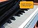 Piano Keyboard Dust Cover for 61-76 Keys - Made of Nylon / Spandex - Comes Complete with Built-In Bag, Elastic Cord and - Locking Clasp - Keep It From Dust and Dirt