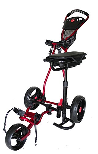SPIDER 3 Wheel Golf Cart with Seat (Red)