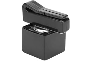 Snooker Cue Chalk Holder Portable Magnetic Snooker Belt Clip Chalk Holder for Billiards Snooker