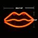 LED Neon Light Signs,Wall Decor Holiday Decor Light for Kids' Room Decorations Birthday Party Light (Lip)