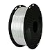 CC3D Silk Pearl White PLA Filament 1.75 mm 1KG 3D Printer Consumables 2.2LBS Spool Fit Most FDM Printer Silky Shiny Metallic PLA 3D Printing Material Silk White Color