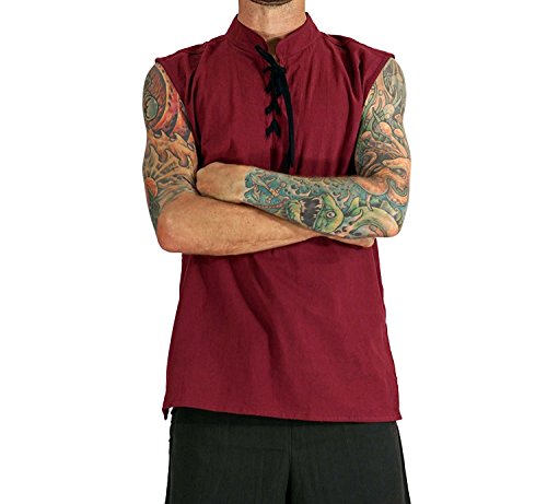Appler Men's ROGUE SHIRT Renaissance Clothing, Medieval Clothing, Green Pirate Shirt, Steampunk Costume, Pirate Costume, Viking Tunic