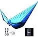 ZLHY Camping Hammock, Parachute Cloth with 2 Shackles, Single Double, Portable Indoor Outdoor Tree Hammock, Parachute Hammock, Backpack, Travel, Beach, Backyard, Hikingthumb 3