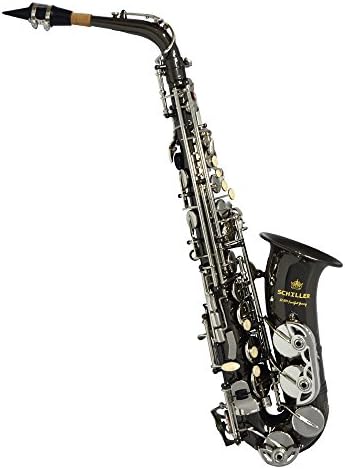 Schiller American Heritage 400 Alto Saxophone - Electro-Black and Silver