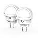 LED Night Light, Oxyled Plug-in Wall Light with Dusk to Dawn Sensor, 0.26W White Light with Bedroom Bathroom Kitchen Hallway Kids Baby Nursery 360 Degree Rotating Head(2 pack)