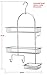 Deluxe Functional Extra Small Steel 3 Tier Hanging Shower Caddy Bathroom Storage Rack Shelf