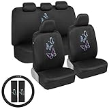 BDK Blue Butterflies Car Seat Covers for