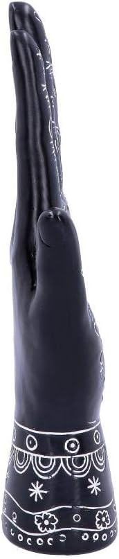 Nemesis Now U4798P9 Hamsa Hand 22.5cm, Black, One Size, Black / Black - Image 5