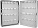 Barska 160-Position Key Cabinet Lock Box – Adjustable Numbered Hooks, Color-Coded Key Tags, Steel Construction – Gray Finish