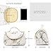 Marble Makeup Bag Cosmetic Case Small Make Up Bag Portable Cosmetic Travel Bag with Brush Holders, Gold Zippers, Waterproof Organizer Case for Women and Girls