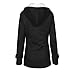 Orangeskycn Autumn And Winter Jacket Fashion Women Windbreaker Outwear Warm Wool Slim Long Coat Jacket Trench (M, Black)