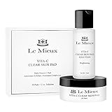 Le Mieux Vitamin C Clear Skin Pads, 30 Count + Solution, 2 Ounce
