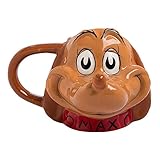 Dr. Seuss The Grinch Max Sculpted Ceramic Mug Dog X-Mas Christmas Movie Gift