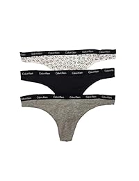Calvin Klein Carrusel paquete de 3 tangas para dama
