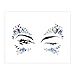 Lady Up Mermaid Rhinestones Face Jewels Crystals Tears Face Gems Glitters Temporary Tattoos Stickers for Halloween Festival Rave Carnival Party
