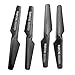 Boldclash Full Replacement Spare Parts 4pcs CW CCW Motor + 8pcs Blade Propeller + Protective Cover + Landing Skit Gear for JJRC H31 Quadcopter