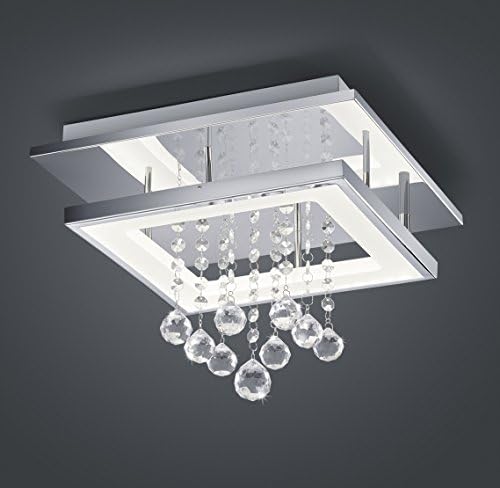 WSMY Crystal Chandeliers Light, LED Chic Style Modern Décor Flush Mount Ceiling Lamp Fixture For Hallway, Bar, Kitchen, Office, Kids / Study Room, Dining / Living Room, Bedroom