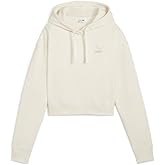 PUMA Womens Better Classics Cropped Hoodie Athletic Outerwear Casual Comfort Technology - Blue