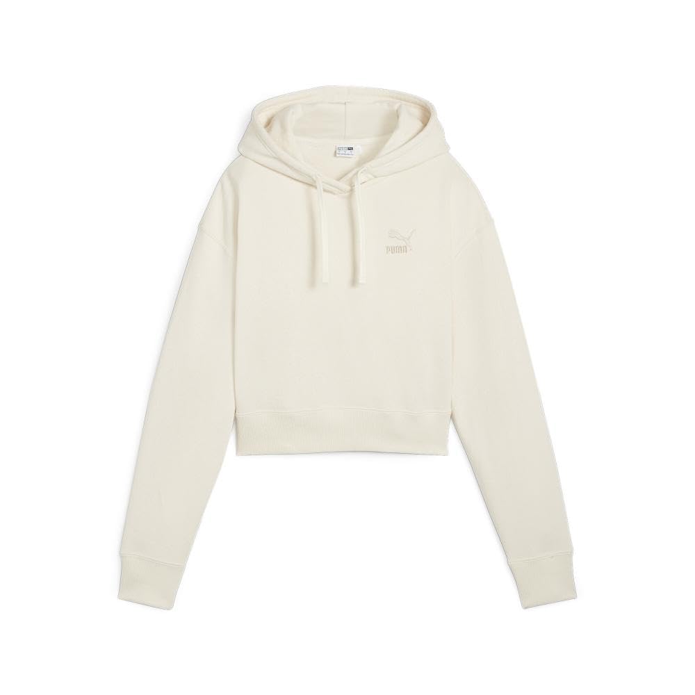 Photo 1 of PUMA Women's Better Classics French Terry Cropped Hoodie (Available in Plus Sizes), No Color, XL