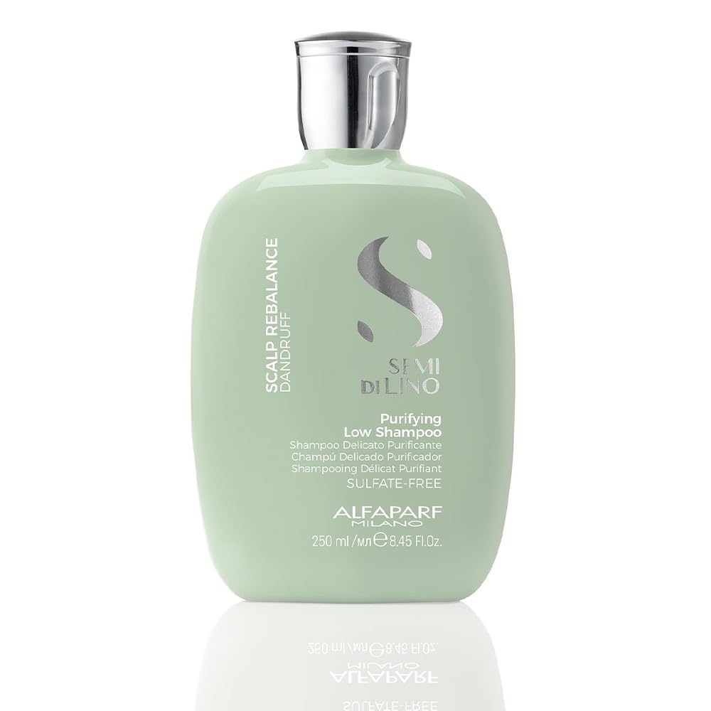 Alfaparf Milano Semi di Lino Scalp Rebalance Purifying Low Shampoo, 250 ml, 8022297095899