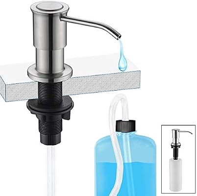 Keonjinn Kitchen Soap Dispenser Built In Kitchen Sink Soap Dispenser Manual Press Head Two Ways Of Using Sczyq 01 Buy Online At Best Price In Uae Amazon Ae