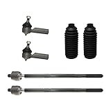 Detroit Axle - Brand New 6-Piece Complete Front Tie Rod Kit Ford Excape 10-Year Warranty- All (4) Inner & Outer Tie Rods, Both (2) Rack and Pinion Tie Rod Boots...
