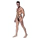 Iooho Men Sexy Lingerie Sling Stretch Halter G-String Bikini Bodysuit Flirt Underwear Thong Cockring Set