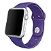 Apple Watch Band, Perman Sports Comfort Smooth Silicone Replacement Smart Watch Bracelet Strap Band Watchband for Apple Watch 42mm Dark Purple