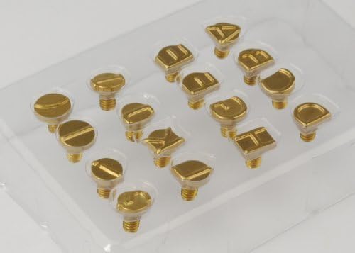 Proops A-L Letter Stamps for Startec Pyrography Pen Tool Sold by us. (M0620) Free UK Postage