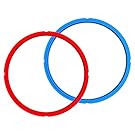 Genuine Instant Pot Sealing Ring 2-Pack - 6 Quart Red/Blue