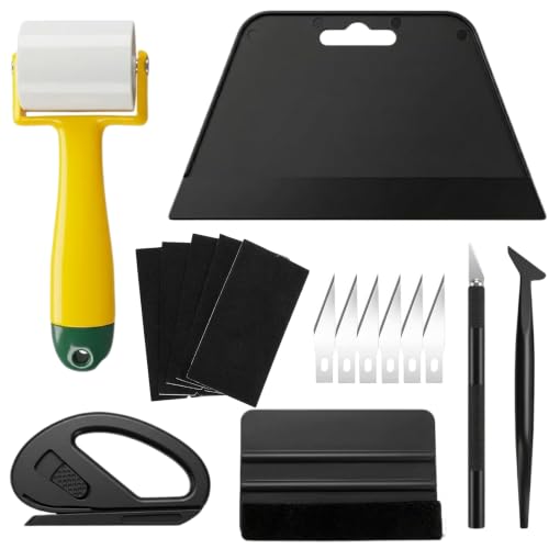 Pumtus 16 Pcs Wallpaper Smoothing Tool Kit, Smoother Tool Set for Peel