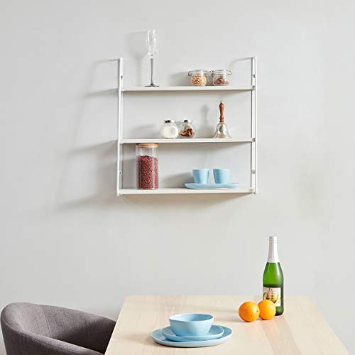 GHC 3Tier Floating Shelves Wall Mounted Display Rack Wall Shelf with