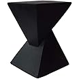 Christopher Knight Home Kajsa Outdoor Lightweight Concrete Accent Table, Black