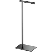 Latitude II Square Freestanding Toilet Paper Holder in Chrome